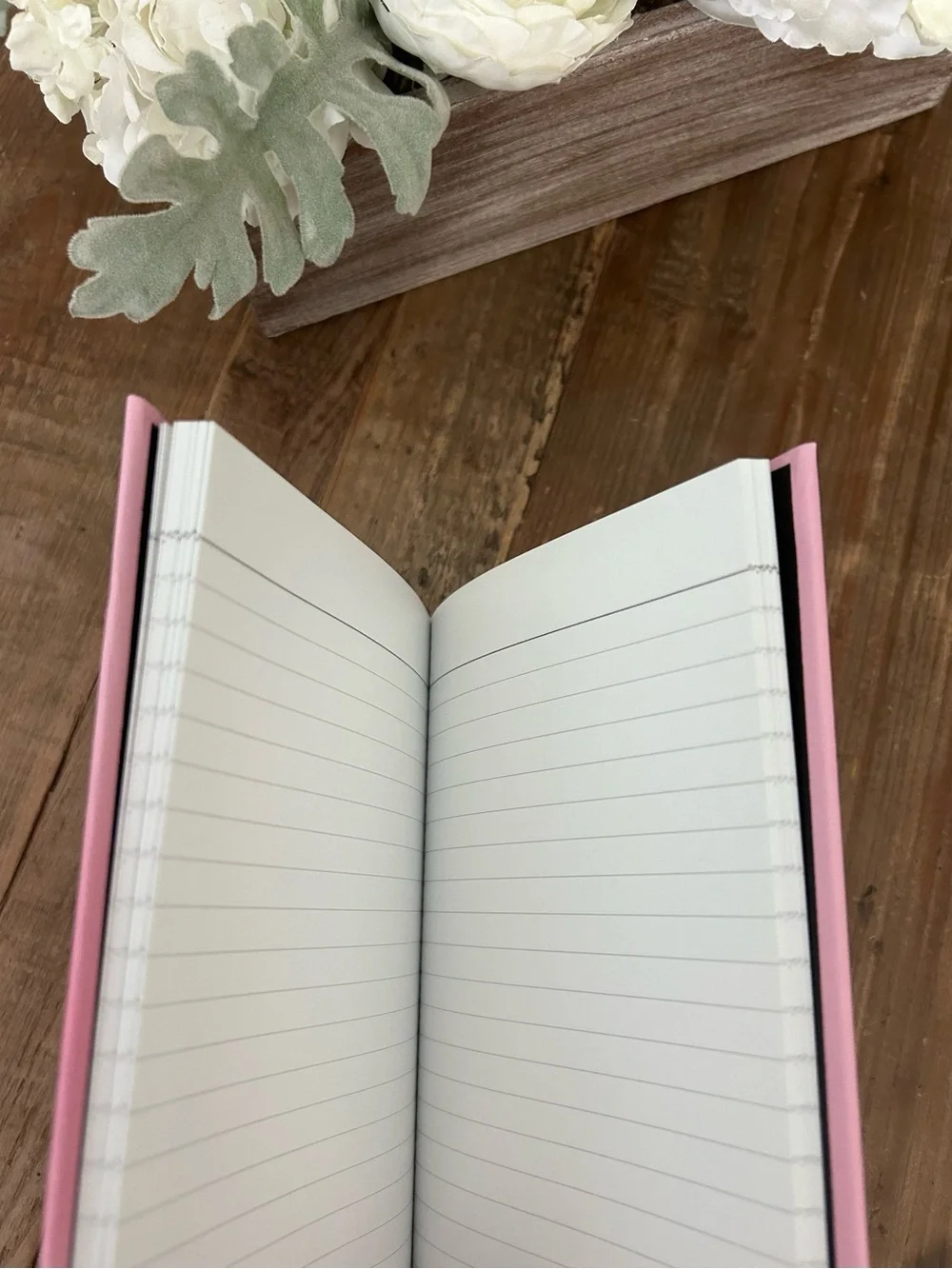 Blank Journal Brighter Days Ahead Pink Aura Hardback Notebook Blank Lined Pages